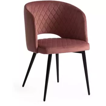 Кресло WIND (mod. 717) коралловый barkhat 15 /черный (ткань/металл) (Tetchair)