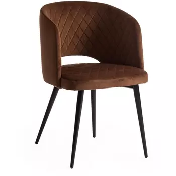 Кресло WIND (mod. 717) коричневый barkhat 11/черный (ткань/металл) (Tetchair)