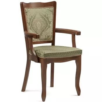 Кресло Woodville Холгри soprano nefrit / ромб / миланский орех 543601