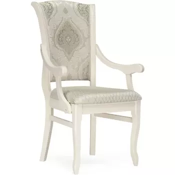 Кресло Woodville Линет soprano pearl / ромб / бежевый 543602