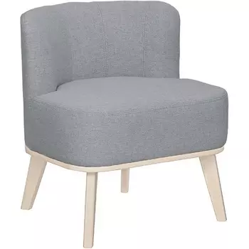 Кресло Жирон ткань серый, каркас лак Mebelik арт.009299