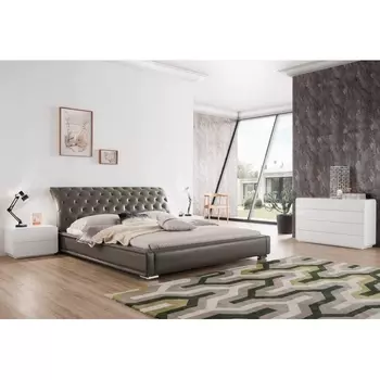 Кровать (160х200) серый ESF 1397 (160*200)