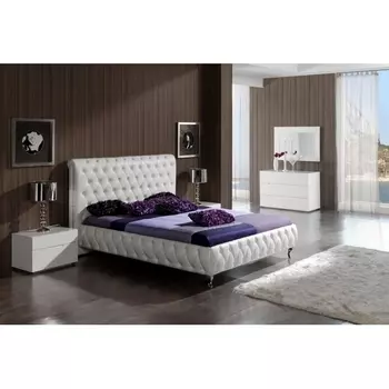 Кровать (160) Dupen 629 ADRIANA (160*200) whi