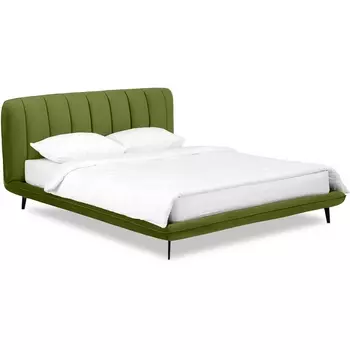 Кровать Amsterdam ОГОГО (арт.564340), (Велюр/Зеленый) ОГОГО Обстановочка!