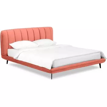 Кровать Amsterdam ОГОГО (арт.564363), (Велюр/Оранжевый) ОГОГО Обстановочка!