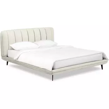 Кровать Amsterdam ОГОГО (арт.564895), (Велюр/Белый) ОГОГО Обстановочка!