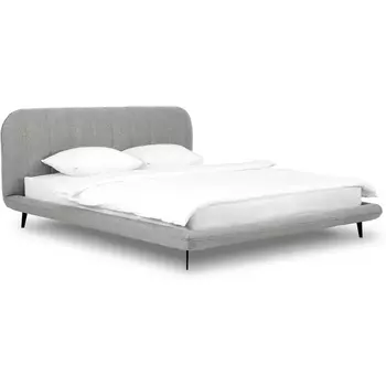 Кровать Amsterdam ОГОГО (арт.751172), (Велюр/Серый) ОГОГО Обстановочка!