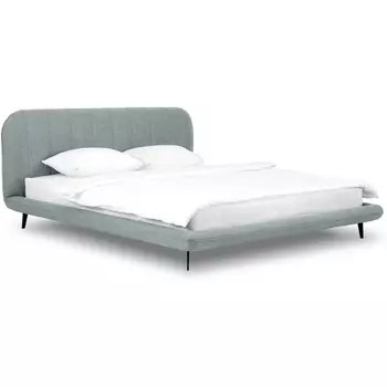 Кровать Amsterdam ОГОГО (арт.831271), (Велюр/Серый) ОГОГО Обстановочка!