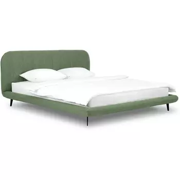 Кровать Amsterdam ОГОГО (арт.831272), (Велюр/Зеленый) ОГОГО Обстановочка!