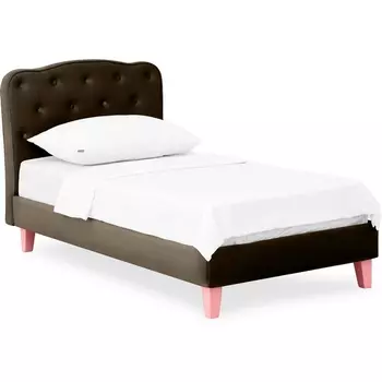 Кровать Candy ОГОГО (арт.785941), (Ткань/Коричневый,Розовый) ОГОГО Обстановочка!