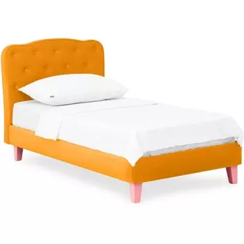 Кровать Candy ОГОГО (арт.785943), (Ткань/Желтый,Розовый) ОГОГО Обстановочка!