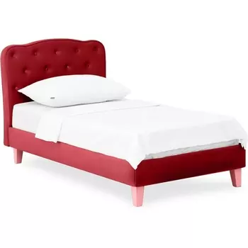 Кровать Candy ОГОГО (арт.785946), (Ткань/Бордовый,Розовый) ОГОГО Обстановочка!