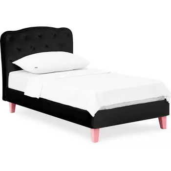 Кровать Candy ОГОГО (арт.785950), (Ткань/Черный,Розовый) ОГОГО Обстановочка!