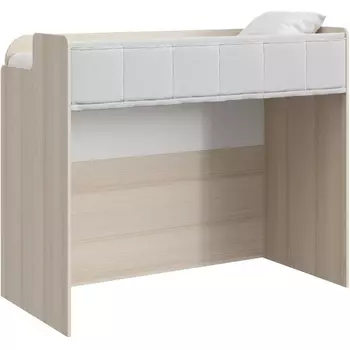Кровать-чердак Play ОГОГО (арт.860155), (ЛДСП/Белый,Ясень Коимбра) ОГОГО Обстановочка!