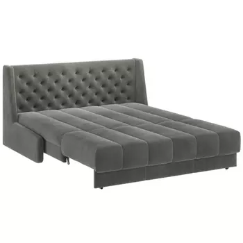 Кровать-диван прямой серый, 160 D1 Ричмонд AAA41324004 Premier 25 D1 furniture