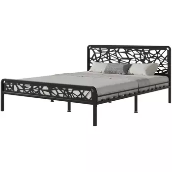 Кровать КМД 16 ОРИОН 140 черный, 101637 Форвард