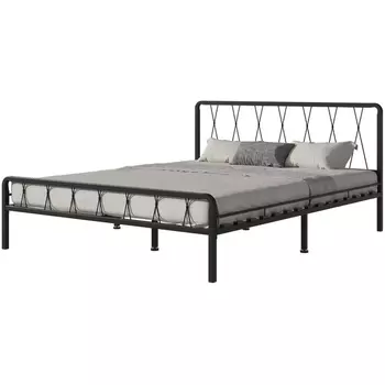 Кровать КМД 18 КЛЭР 140 черный, 101633 Форвард