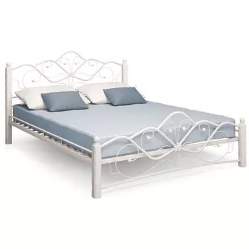 Кровать КМД 4-01 Венера 1 140х200, Белый, 100211 Форвард