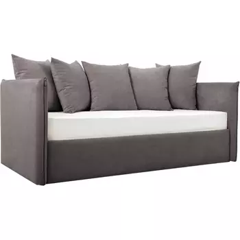 Кровать-кушетка Milano ОГОГО (арт.331522), (Ткань/Темно-серый) ОГОГО Обстановочка!