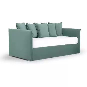 Кровать-кушетка Milano ОГОГО (арт.780186), (Ткань/Бирюзовый) ОГОГО Обстановочка!