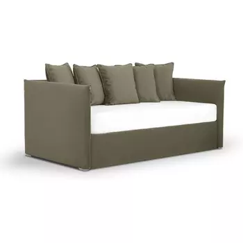 Кровать-кушетка Milano ОГОГО (арт.780190), (Ткань/Светло-коричневый) ОГОГО Обстановочка!