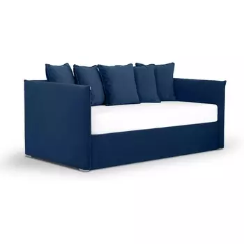 Кровать-кушетка Milano ОГОГО (арт.780194), (Ткань/Синий) ОГОГО Обстановочка!