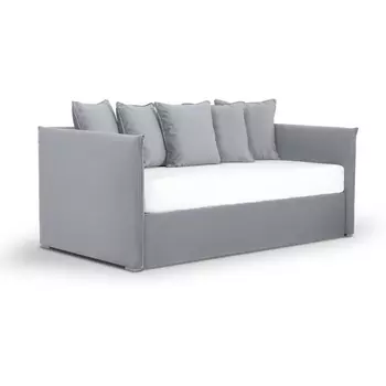 Кровать-кушетка Milano ОГОГО (арт.780195), (Ткань/Светло-серый) ОГОГО Обстановочка!