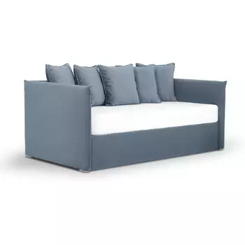 Кровать-кушетка Milano ОГОГО (арт.780197), (Ткань/Голубой) ОГОГО Обстановочка!