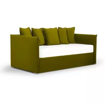 Кровать-кушетка Milano ОГОГО (арт.808367), (Ткань/Зеленый) ОГОГО Обстановочка!