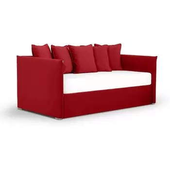 Кровать-кушетка Milano ОГОГО (арт.808370), (Ткань/Красный) ОГОГО Обстановочка!