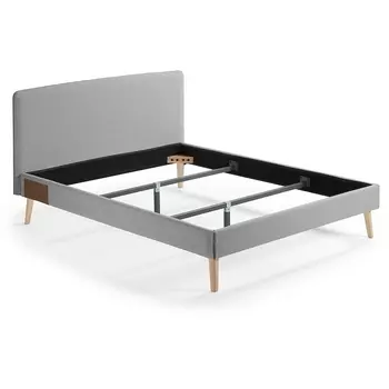 Кровать La Forma (ex Julia Grup) Dyla (Серый/ Дерево,Пена) 52270