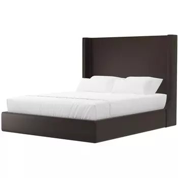 Кровать Ларго (экокожа коричневая) Лига Диванов 101331