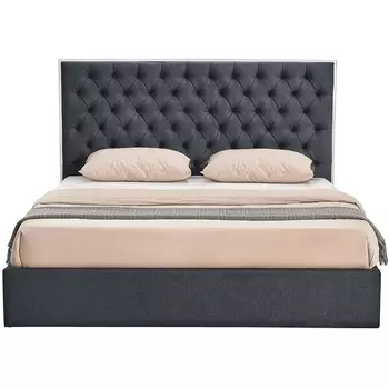 Кровать LBD1704 (160х200) серый UF860/19B ESF LBD1704(160)GREY