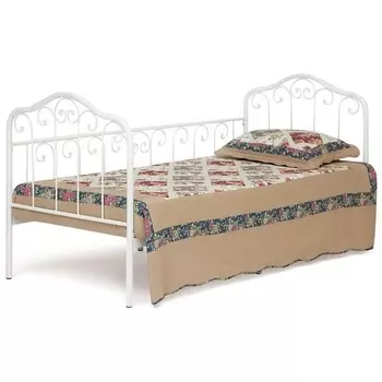 Кровать (белый) (металл) Tetchair 10161 11005