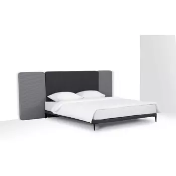 Кровать Licata ОГОГО (арт.709380), (Ткань,Рогожка,Микрошенилл/Серый) ОГОГО Обстановочка!