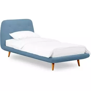 Кровать Loa 900 ОГОГО (арт.567458), (Ткань/Голубой) ОГОГО Обстановочка!