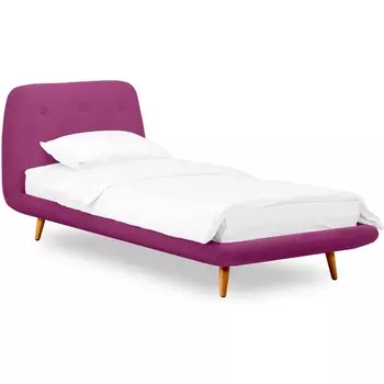 Кровать Loa 900 ОГОГО (арт.567464), (Ткань/Розовый) ОГОГО Обстановочка!