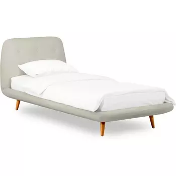 Кровать Loa 900 ОГОГО (арт.567494), (Ткань/Бежевый) ОГОГО Обстановочка!