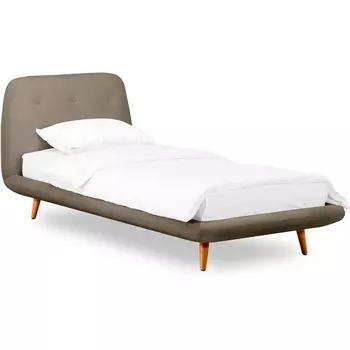 Кровать Loa 900 ОГОГО (арт.567495), (Ткань/Бежевый) ОГОГО Обстановочка!