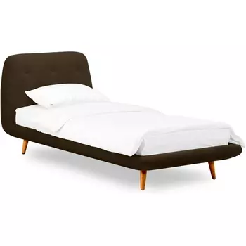 Кровать Loa 900 ОГОГО (арт.567496), (Ткань/Коричневый) ОГОГО Обстановочка!