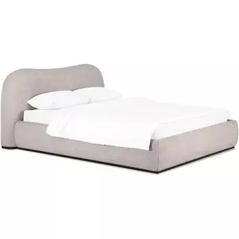 Кровать Patti без подъемного механизма ОГОГО (арт.831403), (Ткань,Букле/Бежевый) ОГОГО Обстановочка!