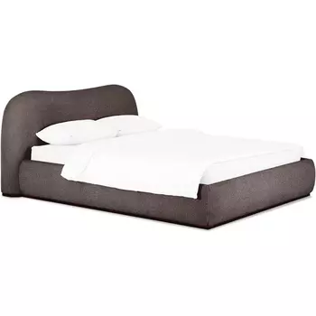 Кровать Patti без подъемного механизма ОГОГО (арт.831401), (Ткань,Букле/Коричневый) ОГОГО Обстановочка!