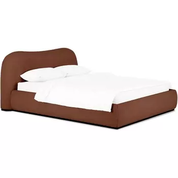 Кровать Patti с подъемным механизмом ОГОГО (арт.831396), (Ткань,Букле/Терракотовый) ОГОГО Обстановочка!