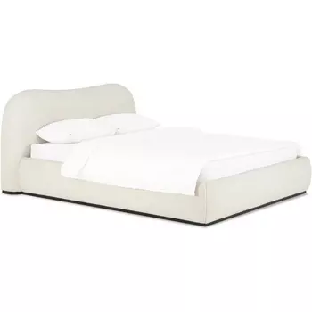 Кровать Patti с подъемным механизмом ОГОГО (арт.831397), (Ткань,Букле/Белый) ОГОГО Обстановочка!