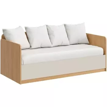 Кровать Play ОГОГО (арт.851540), (ЛДСП/Бежевый,Дуб Корбридж) ОГОГО Обстановочка!