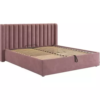 Кровать с подъемным механизмом Ева 160х200 см Mebelson (ДСП,ЛДСП,Велюр) арт.ZP.KM1.6-23.2078