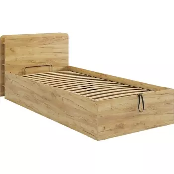 Кровать с подъемным механизмом "Юниор" 90х200 см Mebelson (Дуб крафт золотой) арт.ZP.SMU-02.2553