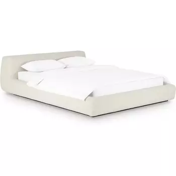 Кровать Vatta ОГОГО (арт.850157), (Ткань,Букле/Белый) ОГОГО Обстановочка!