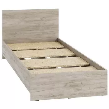 Кровать Woodville Адайн КР-080 80х200 дуб крафт серый / дуб крафт серый арт.608594
