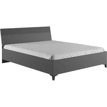 Кровать Woodville Ника 160х200 с основанием дсп эйхория QR-17 / графит арт.593606